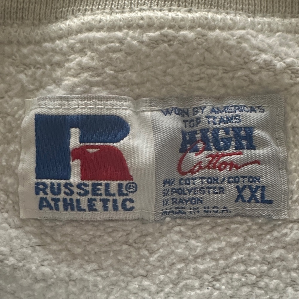 Vintage Russell Athletic UT Volunteers Gray and Orange Crewneck Sweater - Picture 4 of 5